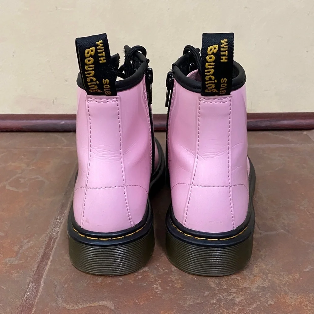 Dr. Martens 1460 8-Eye Patent Boot - Toddler - Pale Pink
